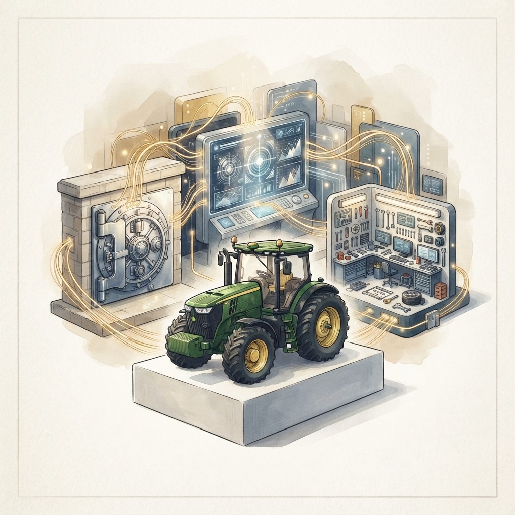 Deere — John Deere Sells You the Tractor. The Money Is in Everything That Happens After.