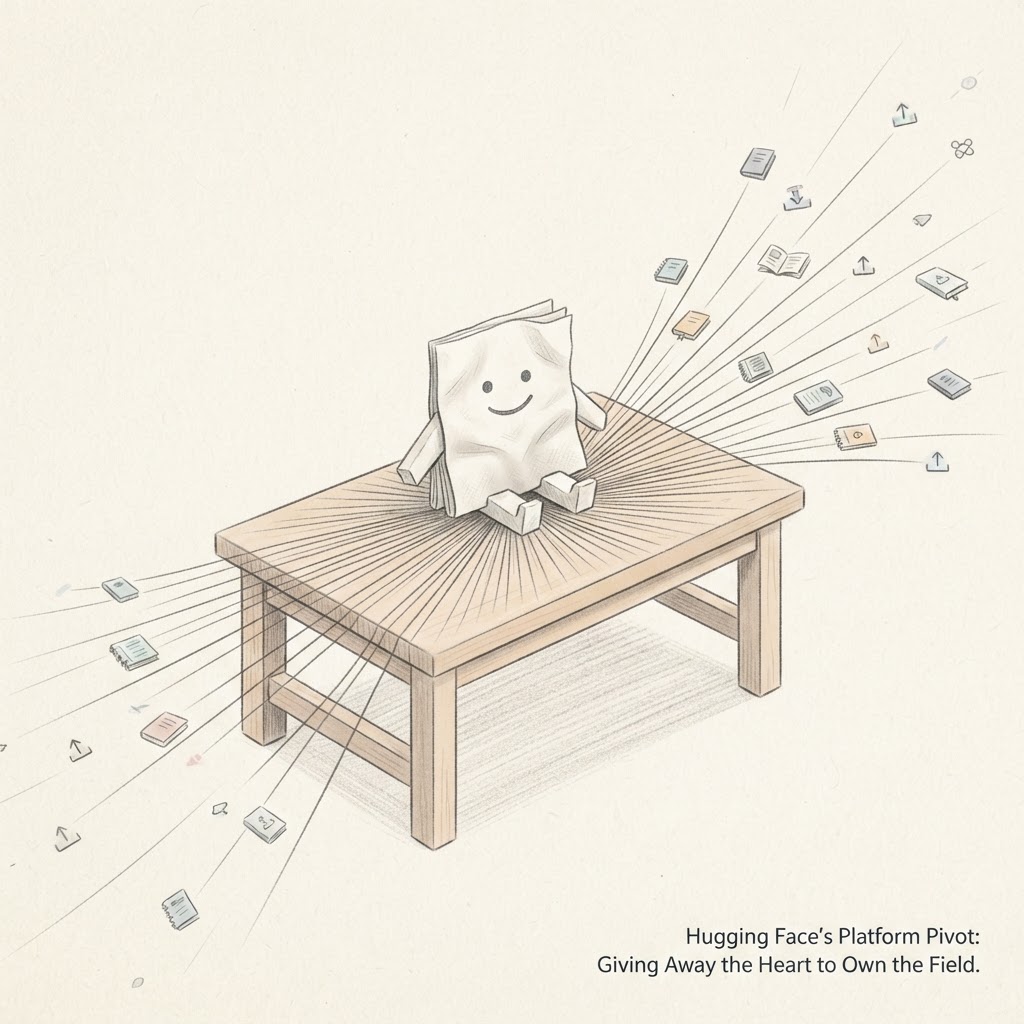 Hugging Face — The Chatbot That Failed Its Way Into Owning the Whole Field: How Hugging Face Stopped Competing With Its Users