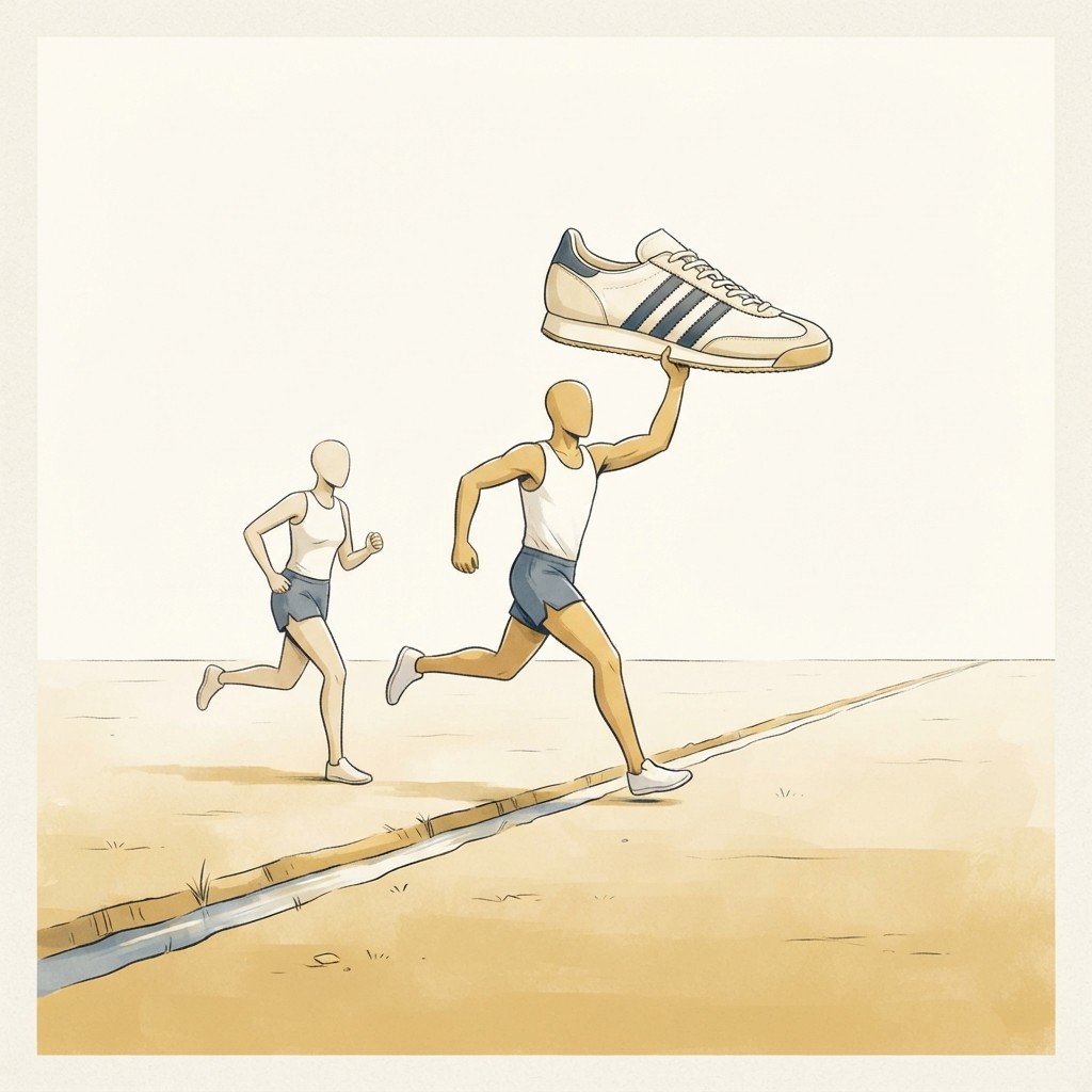 Adidas — Adidas Just Beat Nike at Its Own Game. It Still Doesn't Have a Moat.