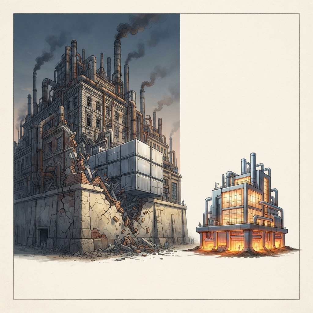 Nucor — Nucor's Edge Was a System Big Steel Could Only Copy by Dismantling Itself