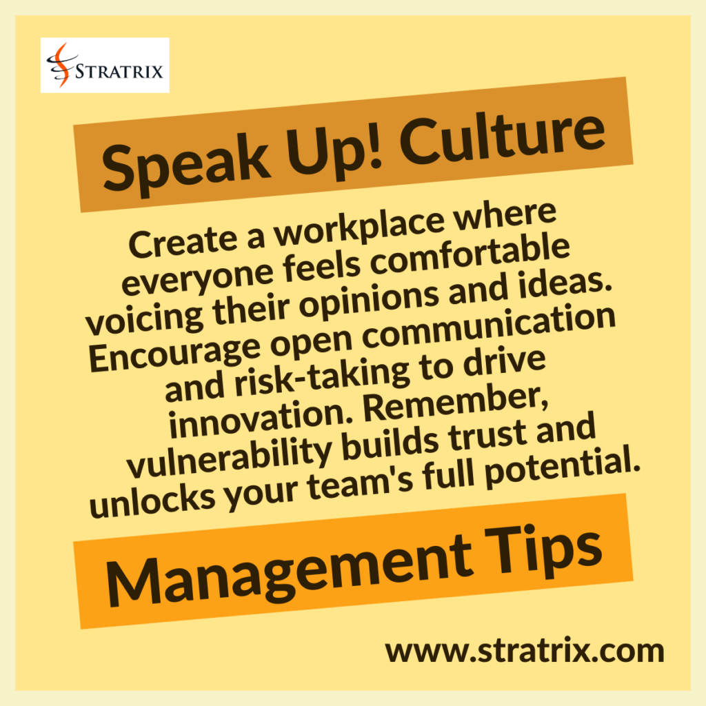 Speak Up! Culture