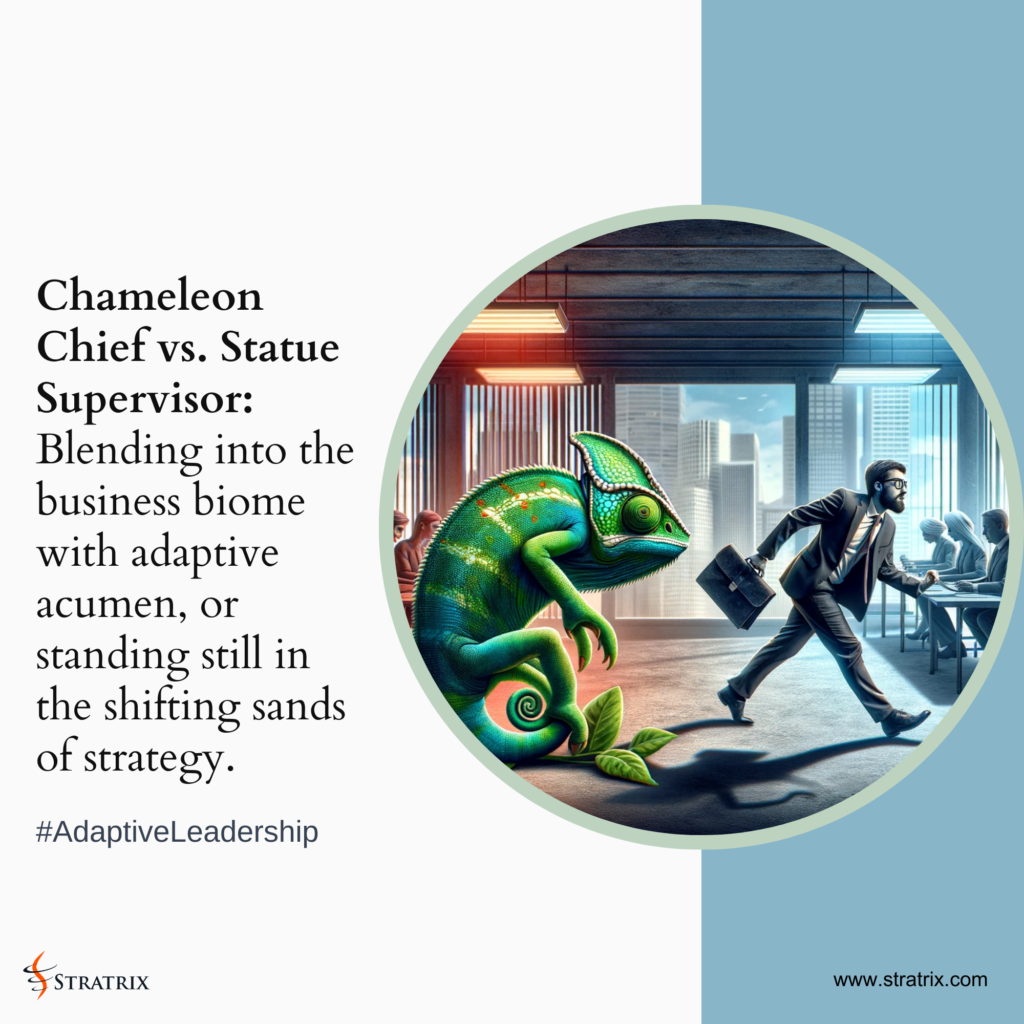 Chameleon Chief vs. Statue Supervisor