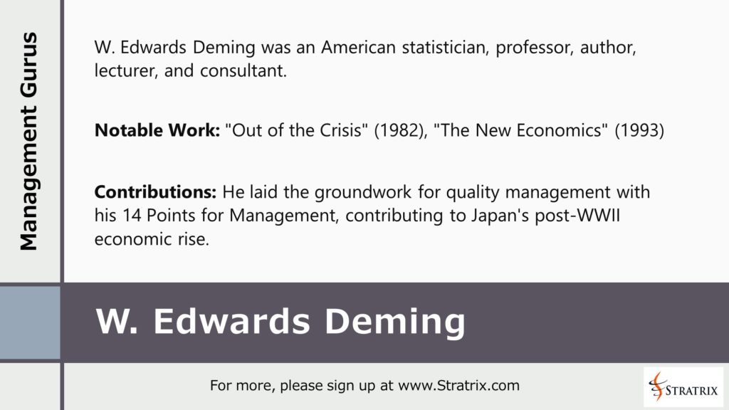 W. Edwards Deming