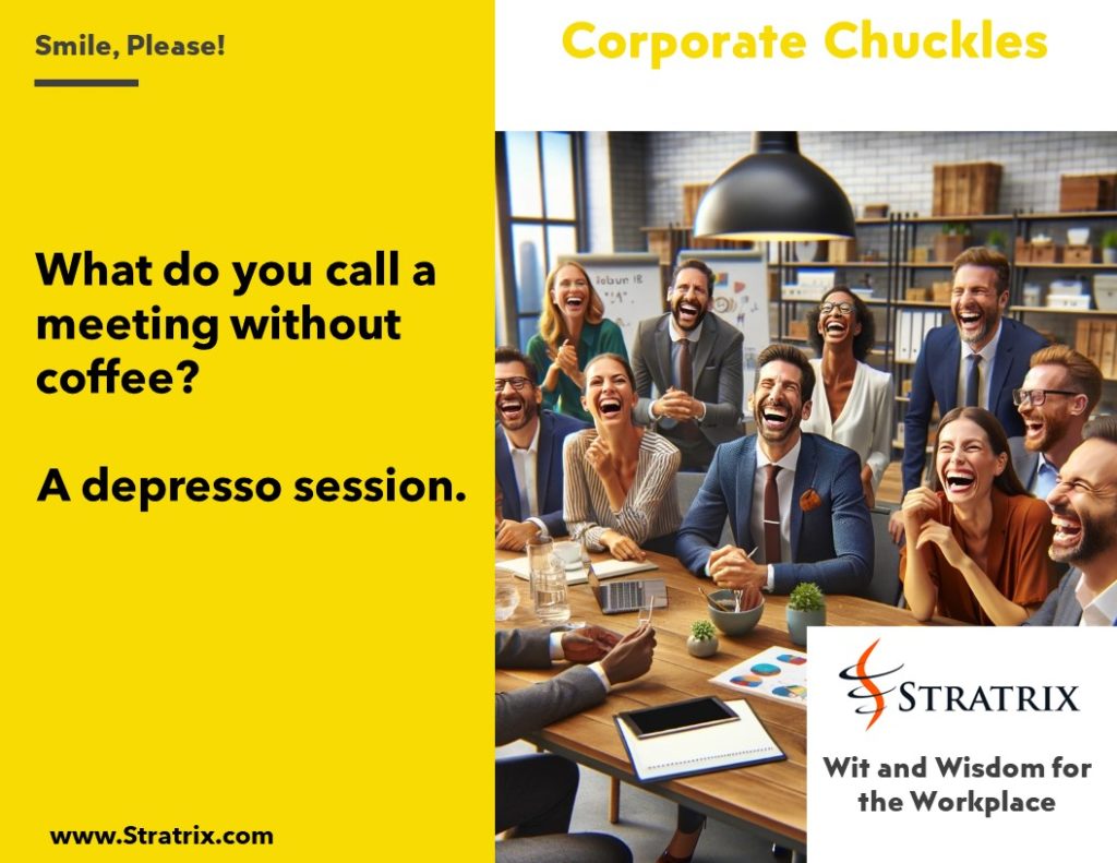 What do you call a meeting without coffee?