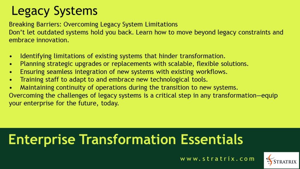 Legacy Systems