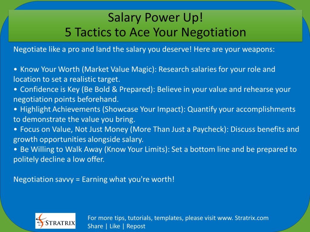 Salary Power Up! 5 Tactics to Ace Your Negotiation