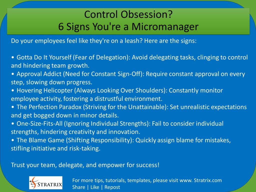 Control Obsession? 6 Signs You're a Micromanager