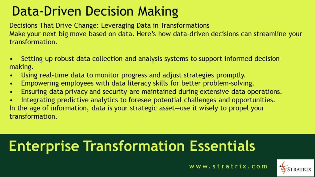 Data-Driven Decision Making