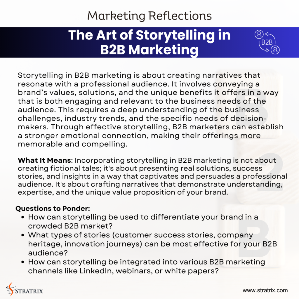 The Art of Storytelling in B2B Marketing