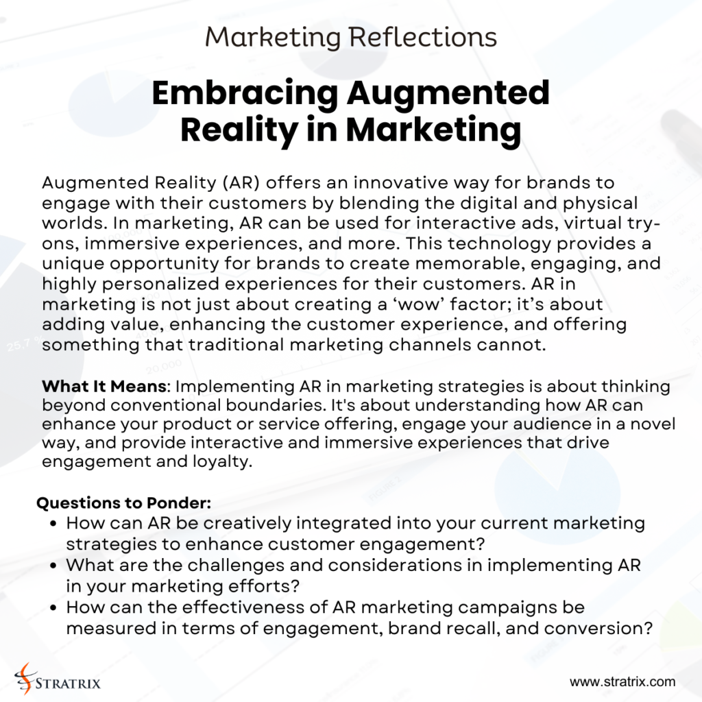 Embracing Augmented Reality in Marketing