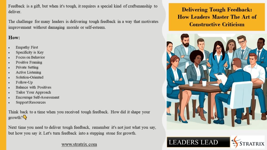 Delivering Tough Feedback: How Leaders Master The Art of Constructive Criticism