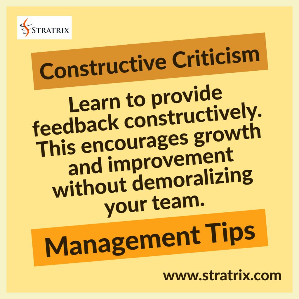 Constructive Criticism