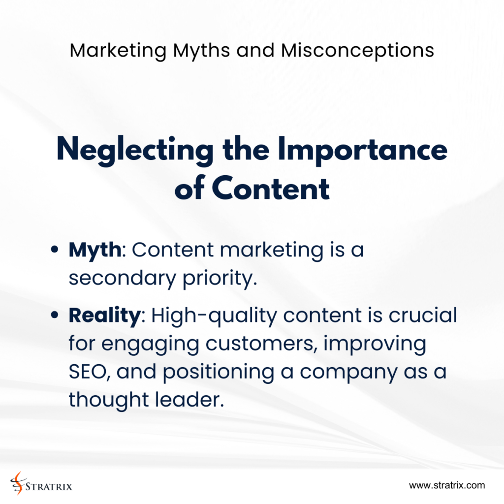 Neglecting the Importance of Content