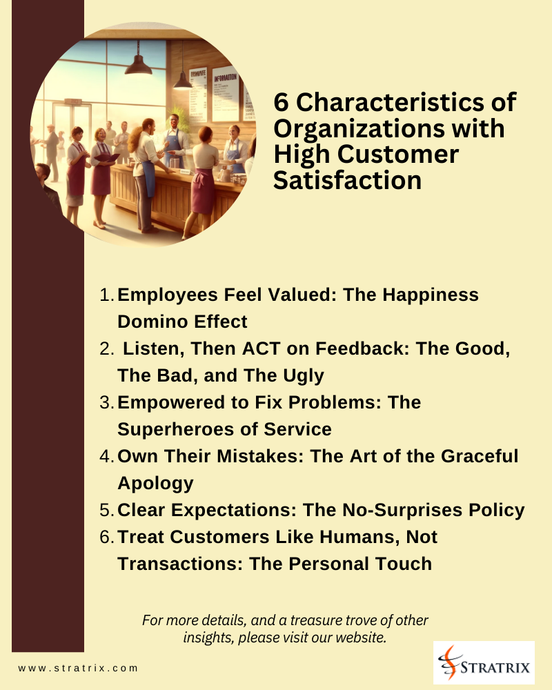 6 Characteristics of Organizations with High Customer Satisfaction