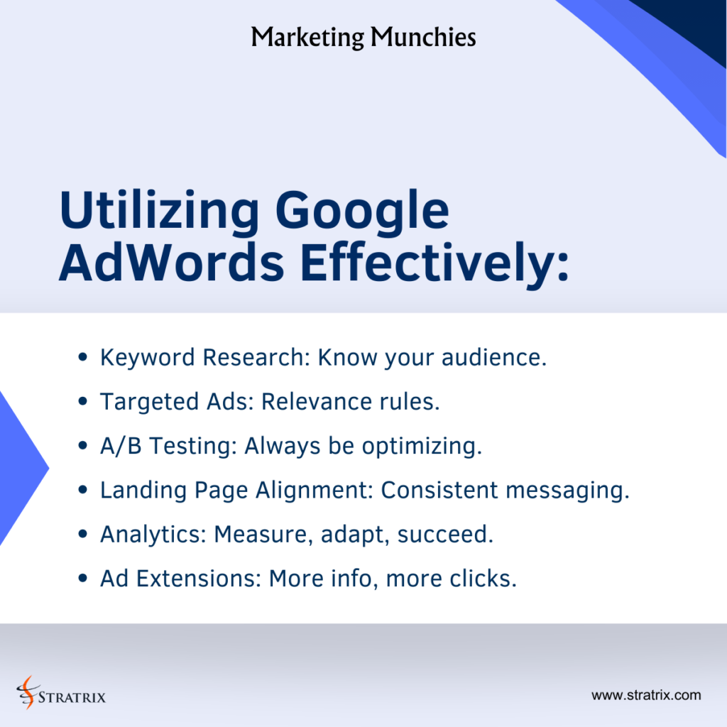 Utilizing Google AdWords Effectively