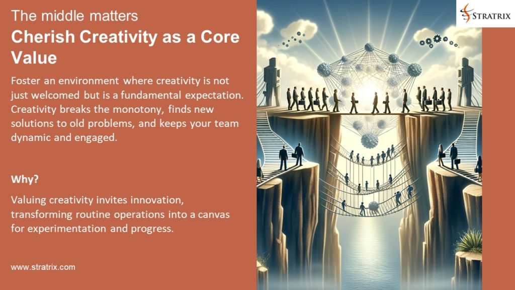 Cherish Creativity as a Core Value