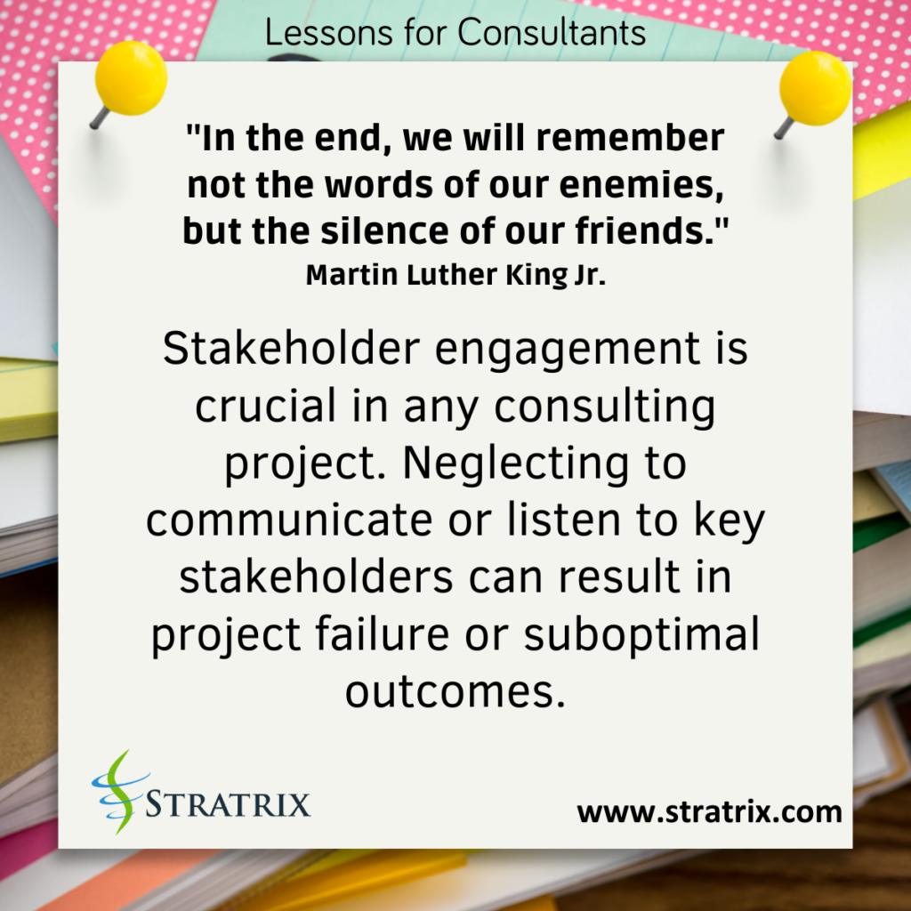 "In the end, we will remember not the words of our enemies, but the silence of our friends." - Martin Luther King Jr.