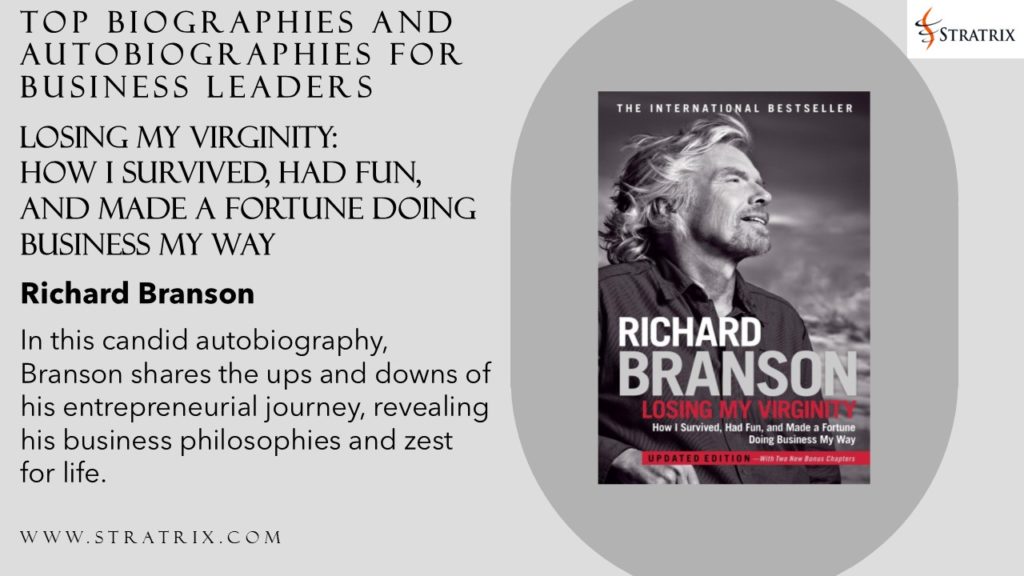 Losing My Virginity: How I Survived, Had Fun, and Made a Fortune Doing Business My Way by Richard Branson